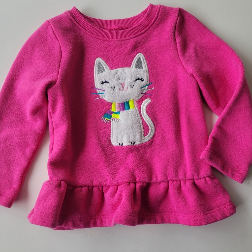 Pink Kitty Sweatshirt